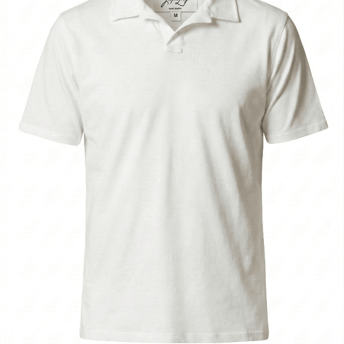 新品未開封 Bristol S/STEAM POLO White L PAUL SS Cotton Polo | Men's Luxury Polo | Jacques Zolty St Barth