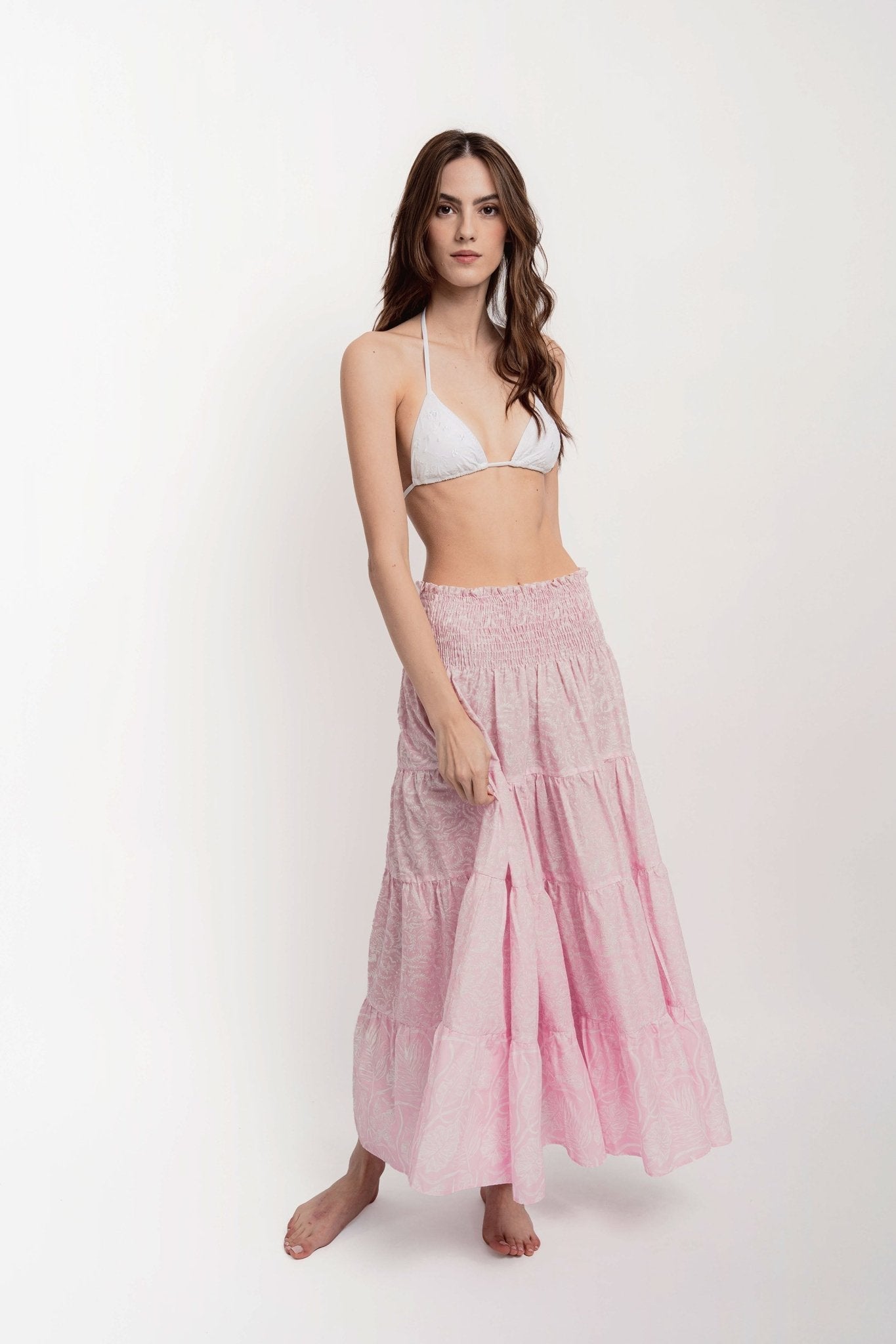 KELLY Skirt Cotton VM Print - Skirts - Jacques Zolty Saint Barths