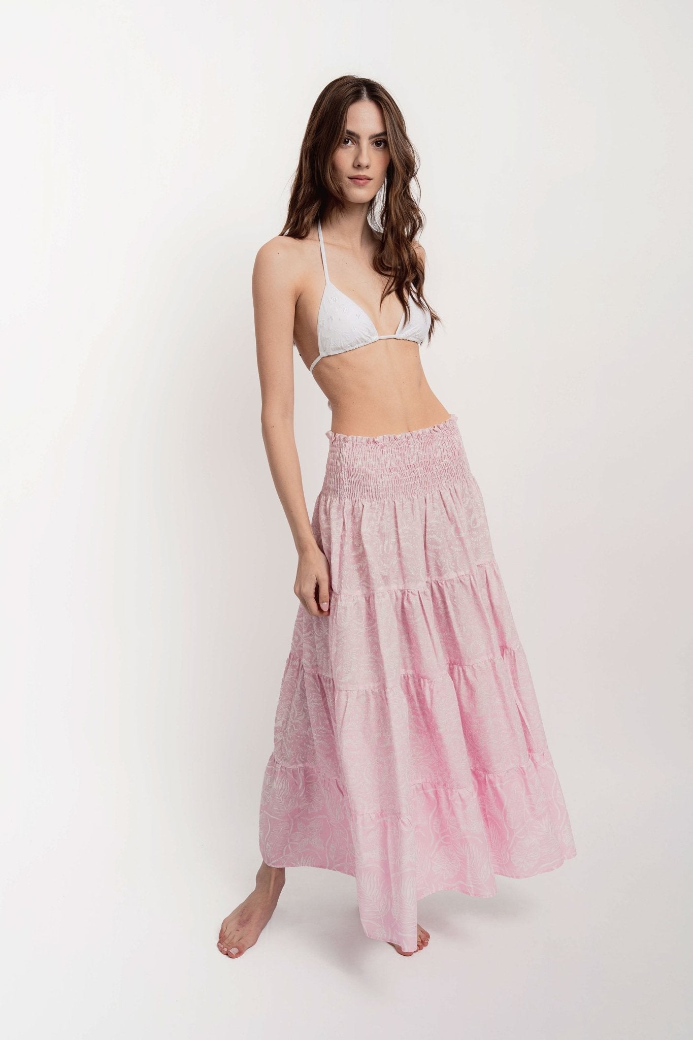 KELLY Skirt Cotton VM Print - Skirts - Jacques Zolty Saint Barths