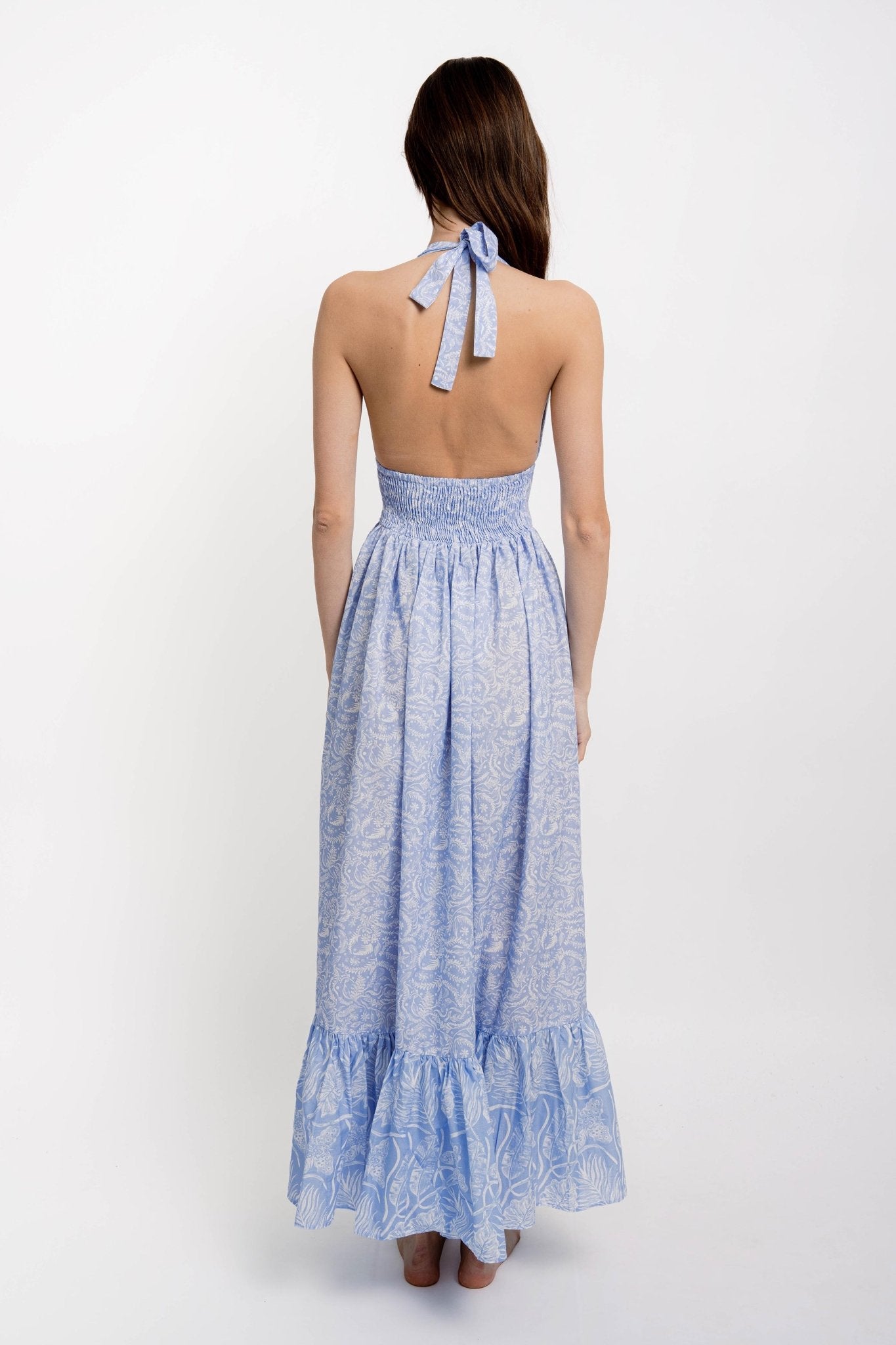 NIKKI Long Dress VM Print - Dresses - Jacques Zolty Saint Barths