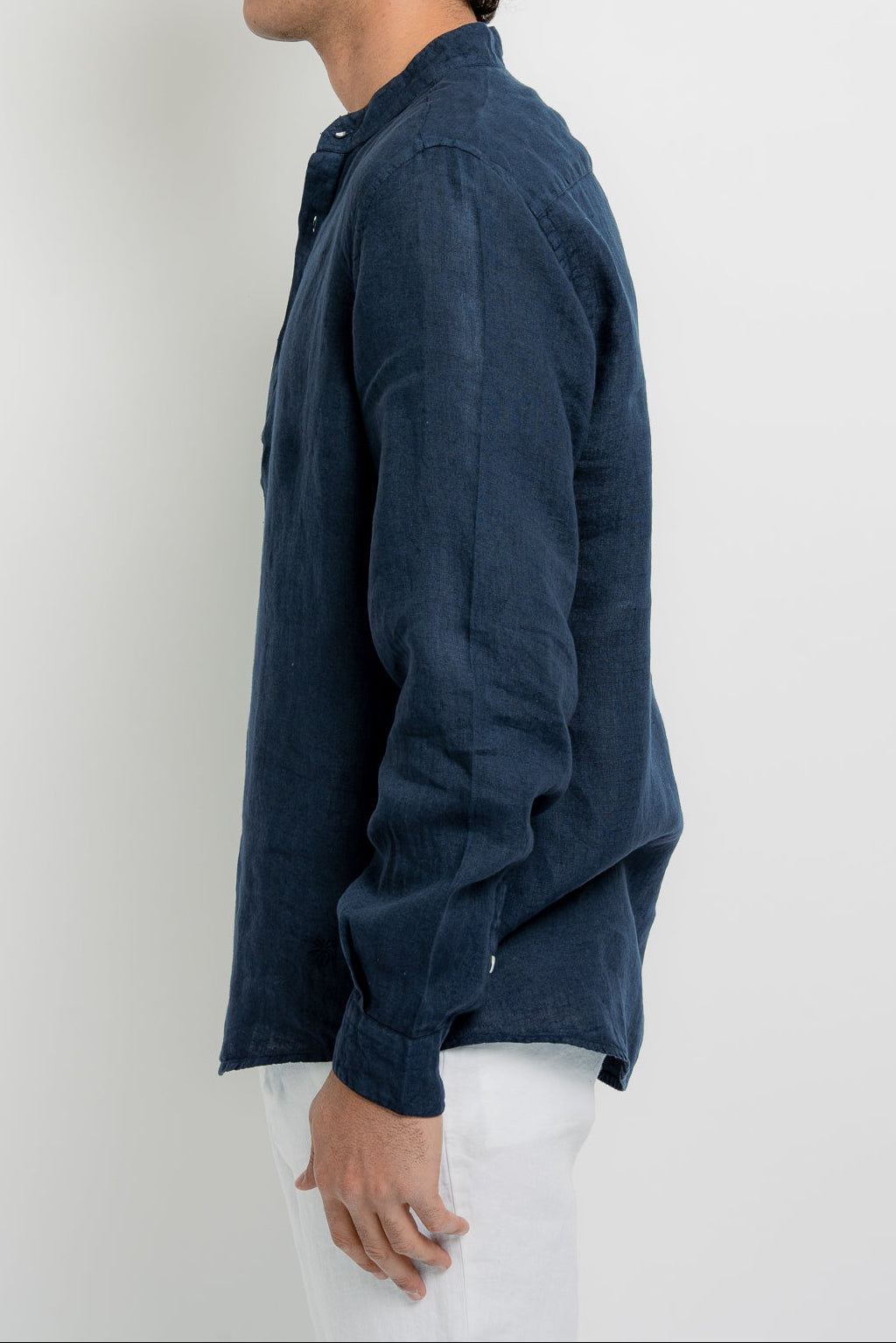 LOUIS Linen Polo Long Sleeve - T-Shirts & Polos - Jacques Zolty Saint Barths