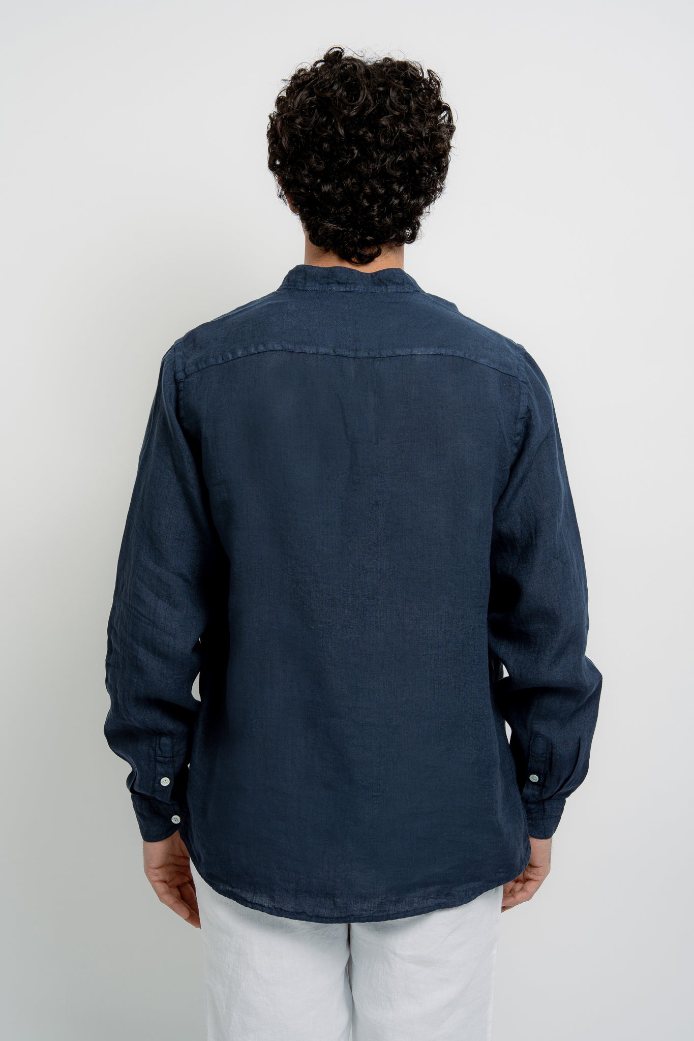 LOUIS Linen Polo Long Sleeve - T-Shirts & Polos - Jacques Zolty Saint Barths