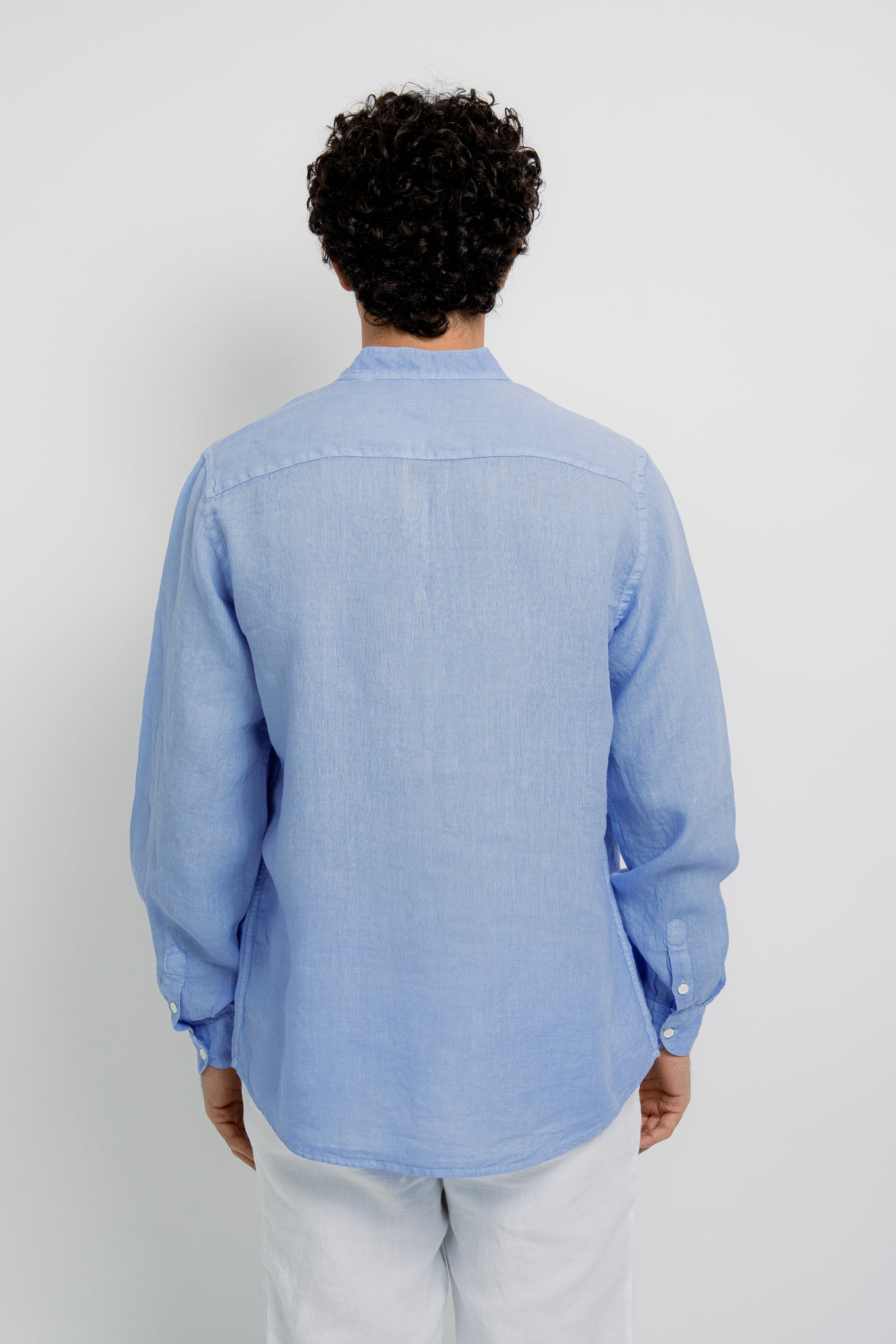 LOUIS Linen Polo Long Sleeve - T-Shirts & Polos - Jacques Zolty Saint Barths