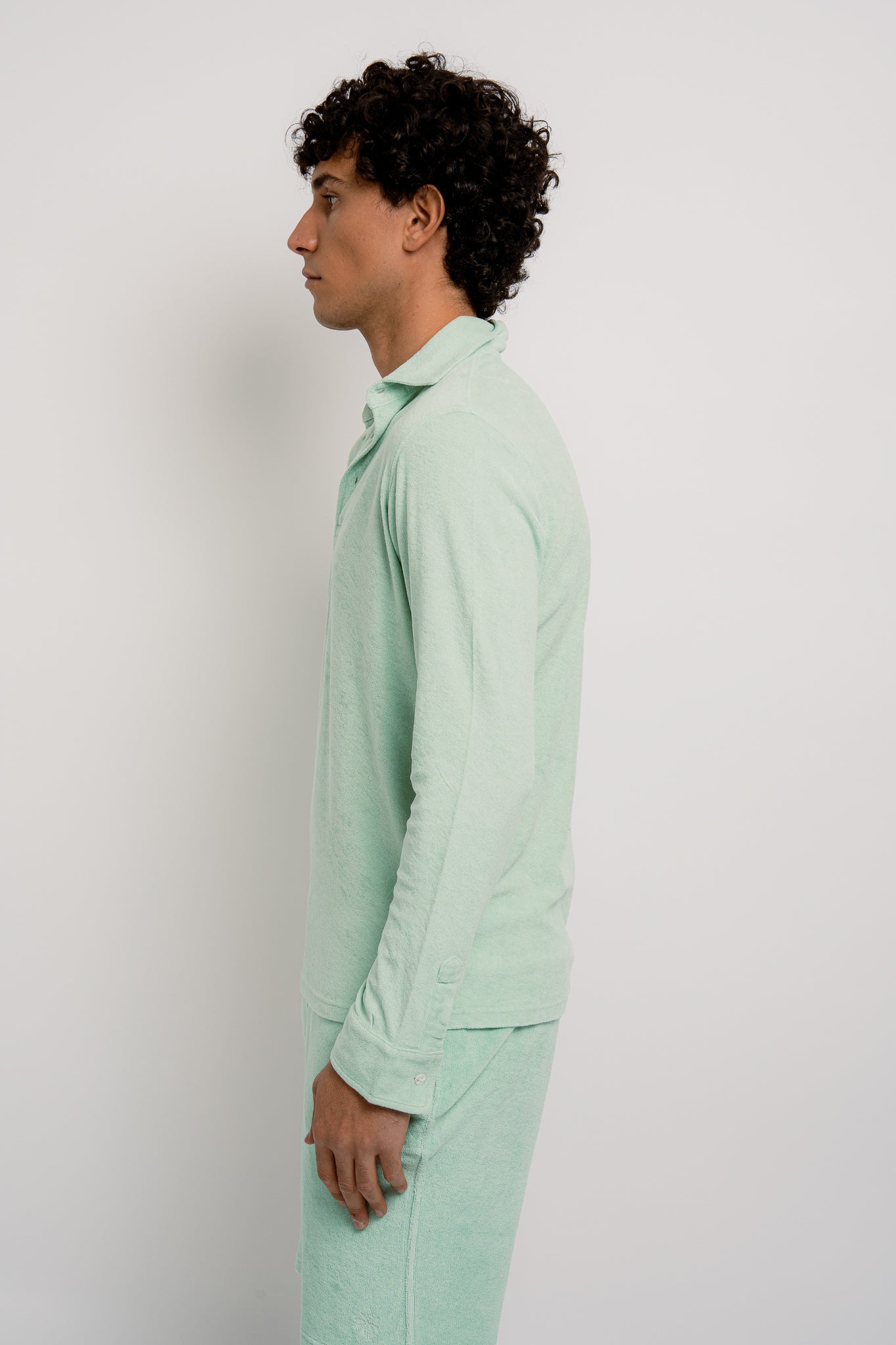 PETER Terry Cotton Polo Long Sleeve - T-Shirts & Polos - Jacques Zolty Saint Barths