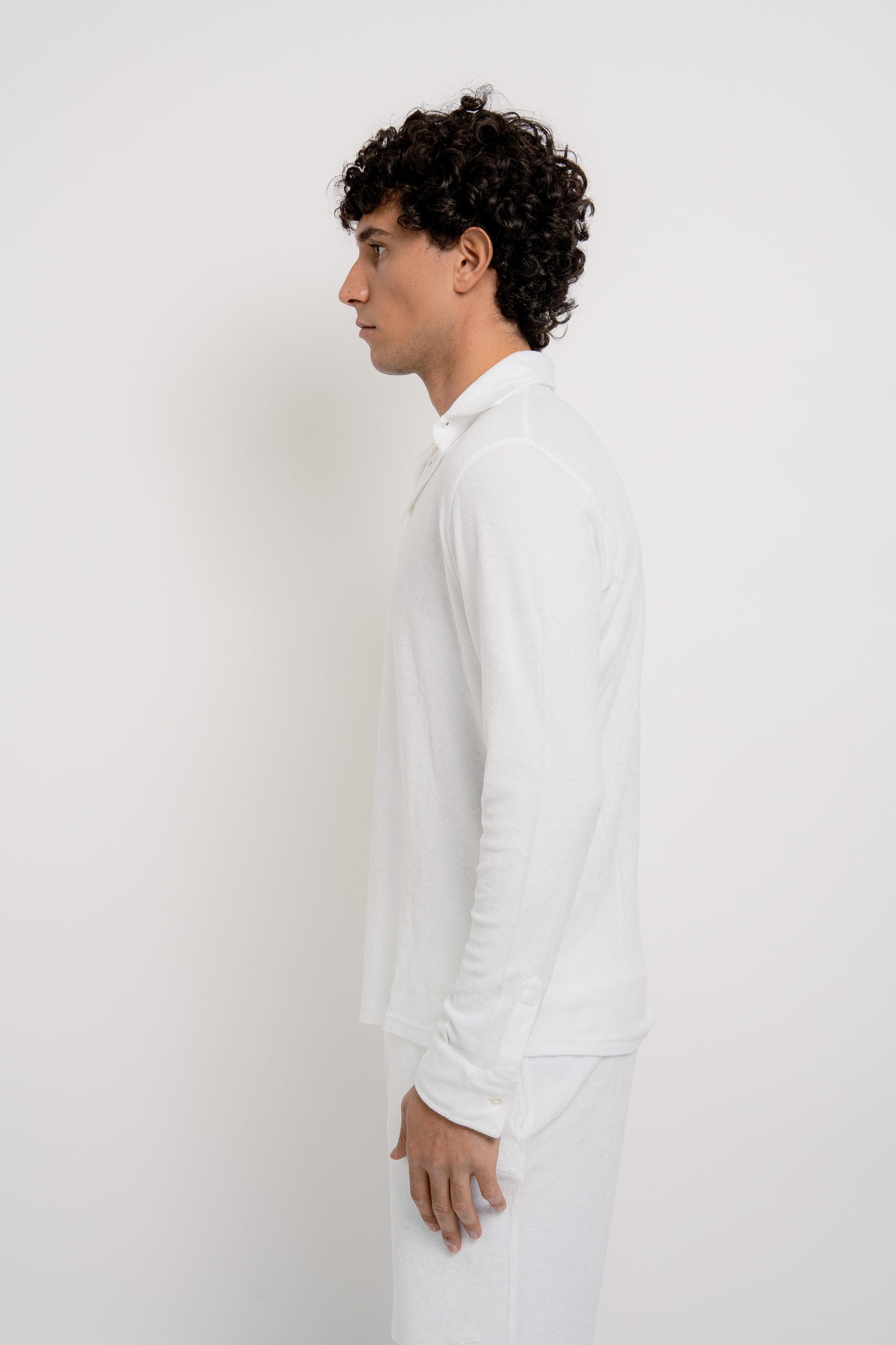 PETER Terry Cotton Polo Long Sleeve - T-Shirts & Polos - Jacques Zolty Saint Barths