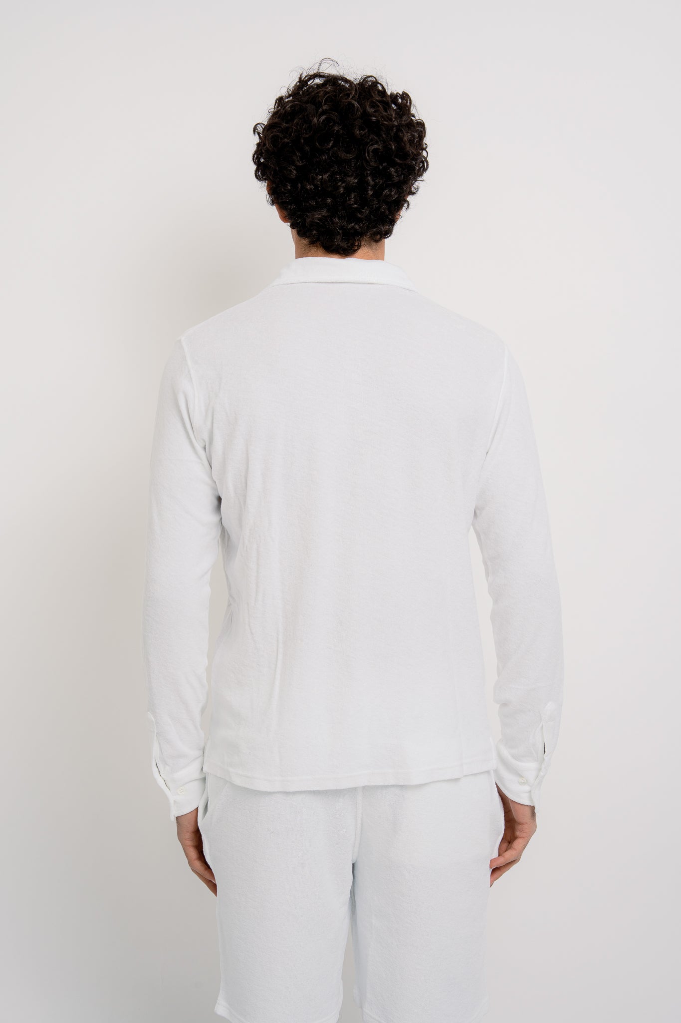 PETER Terry Cotton Polo Long Sleeve - T-Shirts & Polos - Jacques Zolty Saint Barths