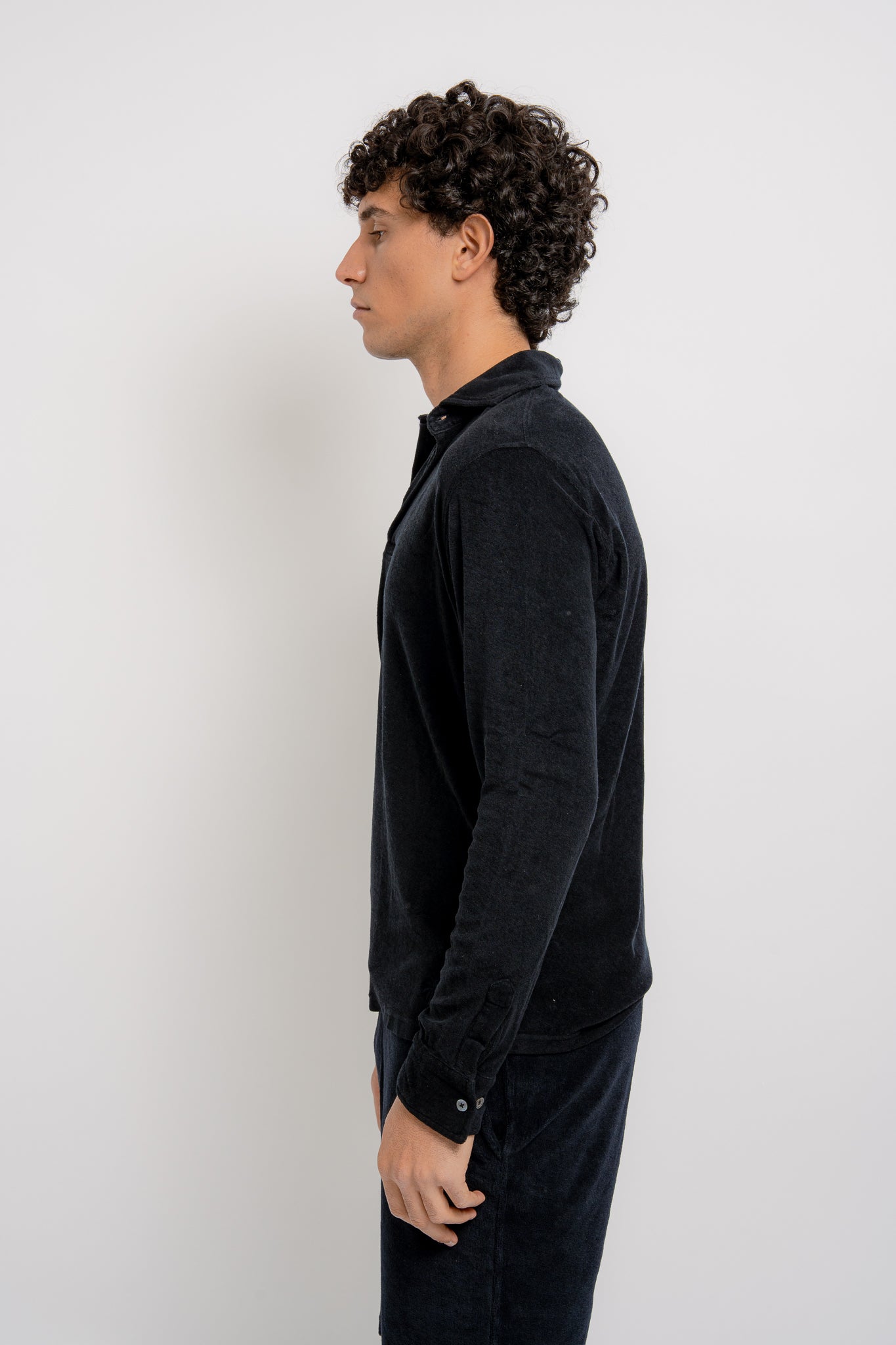 PETER Terry Cotton Polo Long Sleeve - T-Shirts & Polos - Jacques Zolty Saint Barths