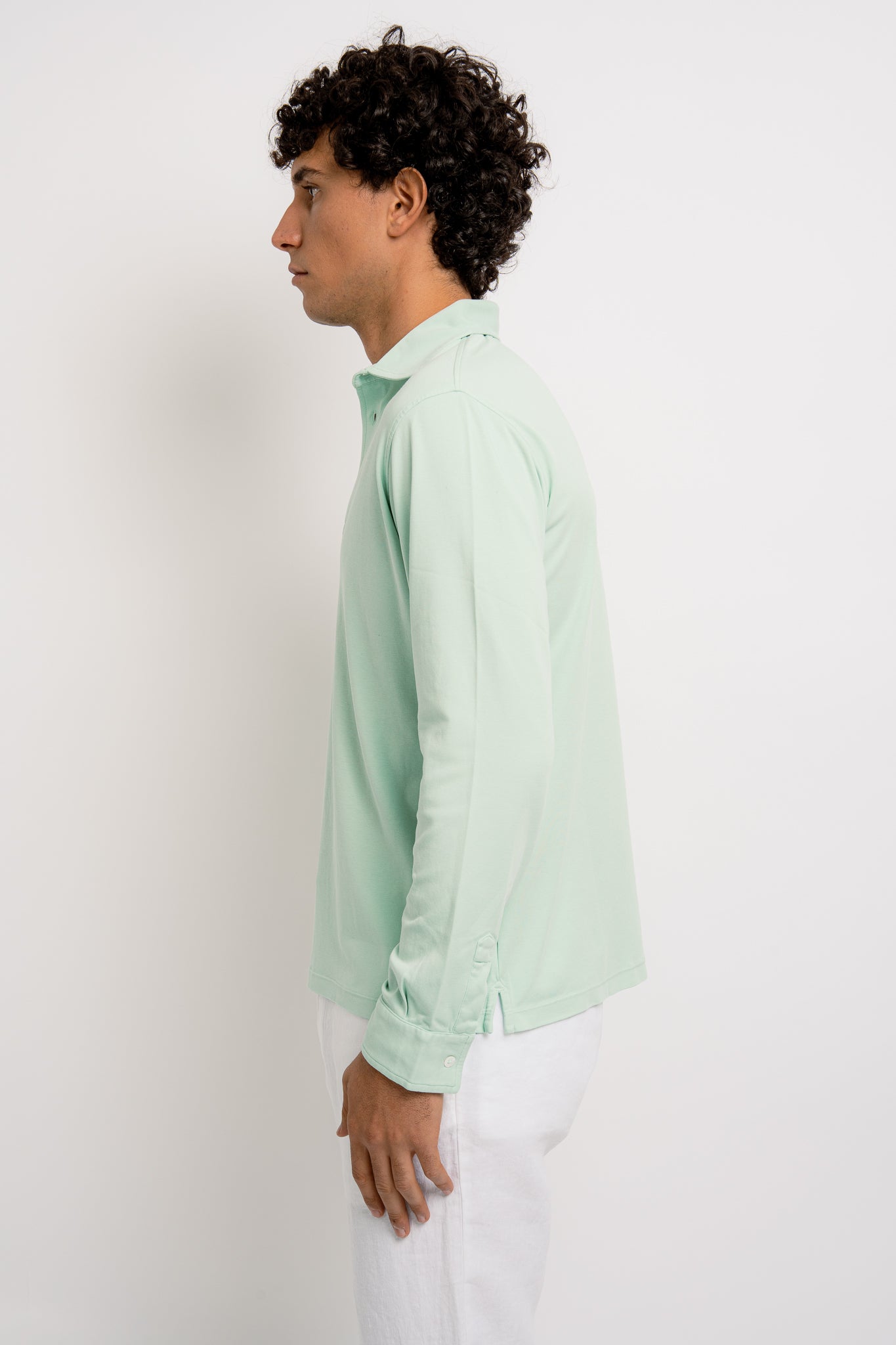 PATRICK Cotton Polo Long Sleeve - Shirts - Jacques Zolty Saint Barths