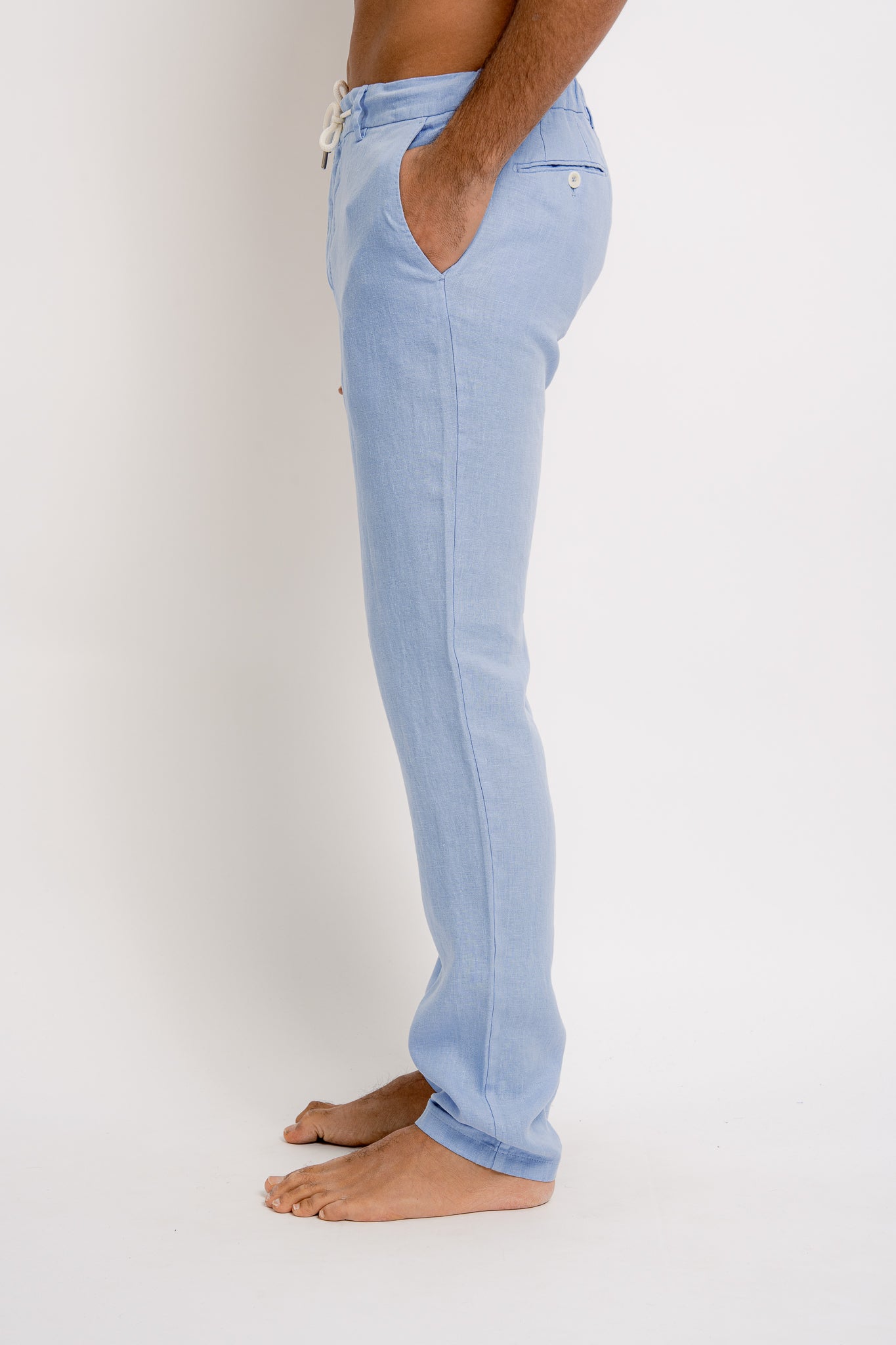 NICOLAS Linen Trousers - Pants - Jacques Zolty Saint Barths