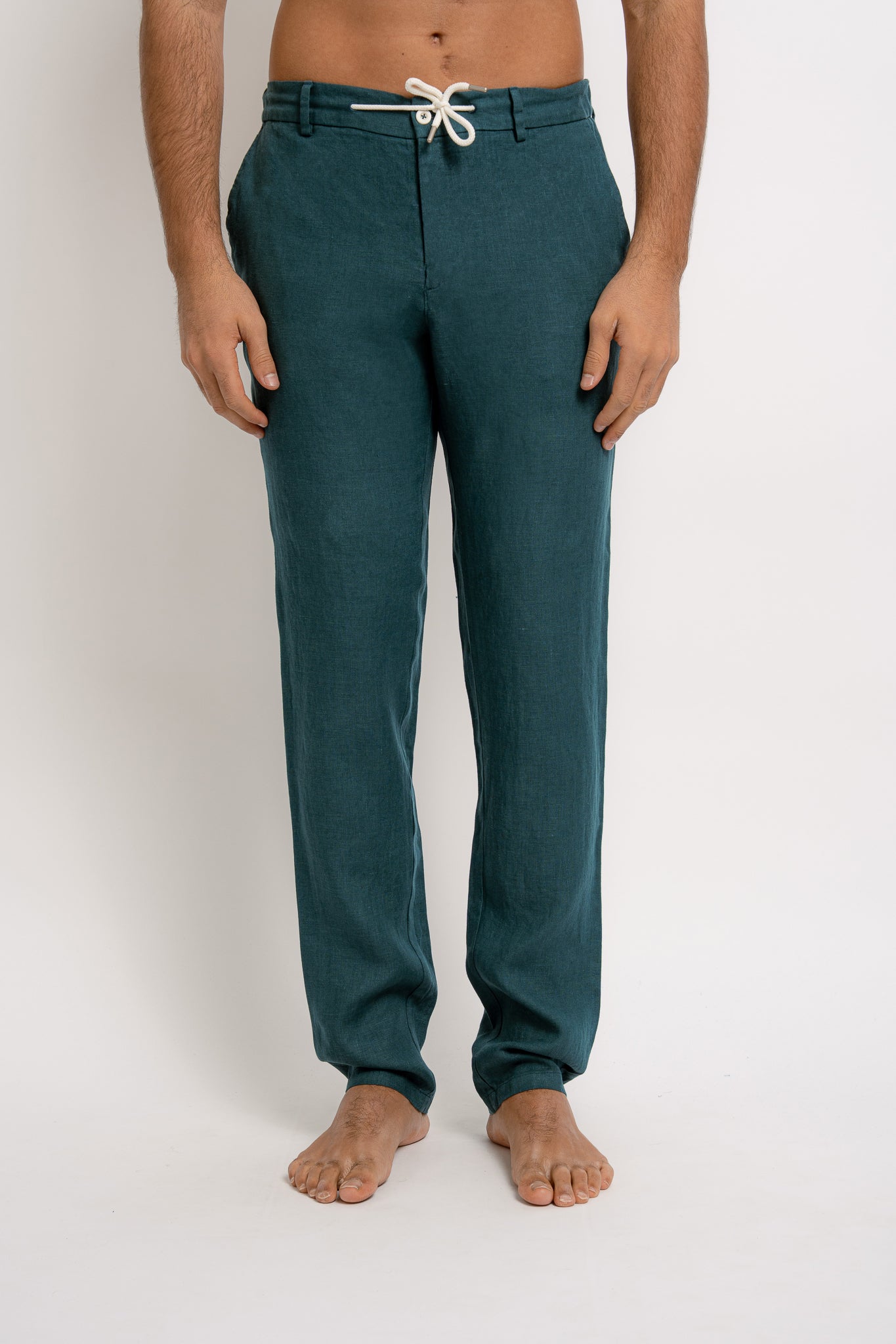 NICOLAS Linen Trousers - Pants - Jacques Zolty Saint Barths