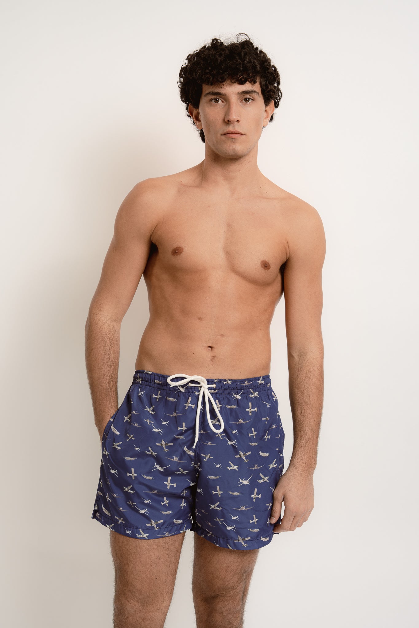 KAI Swimwear St Barth Planes - Swim Shorts - Jacques Zolty Saint Barths