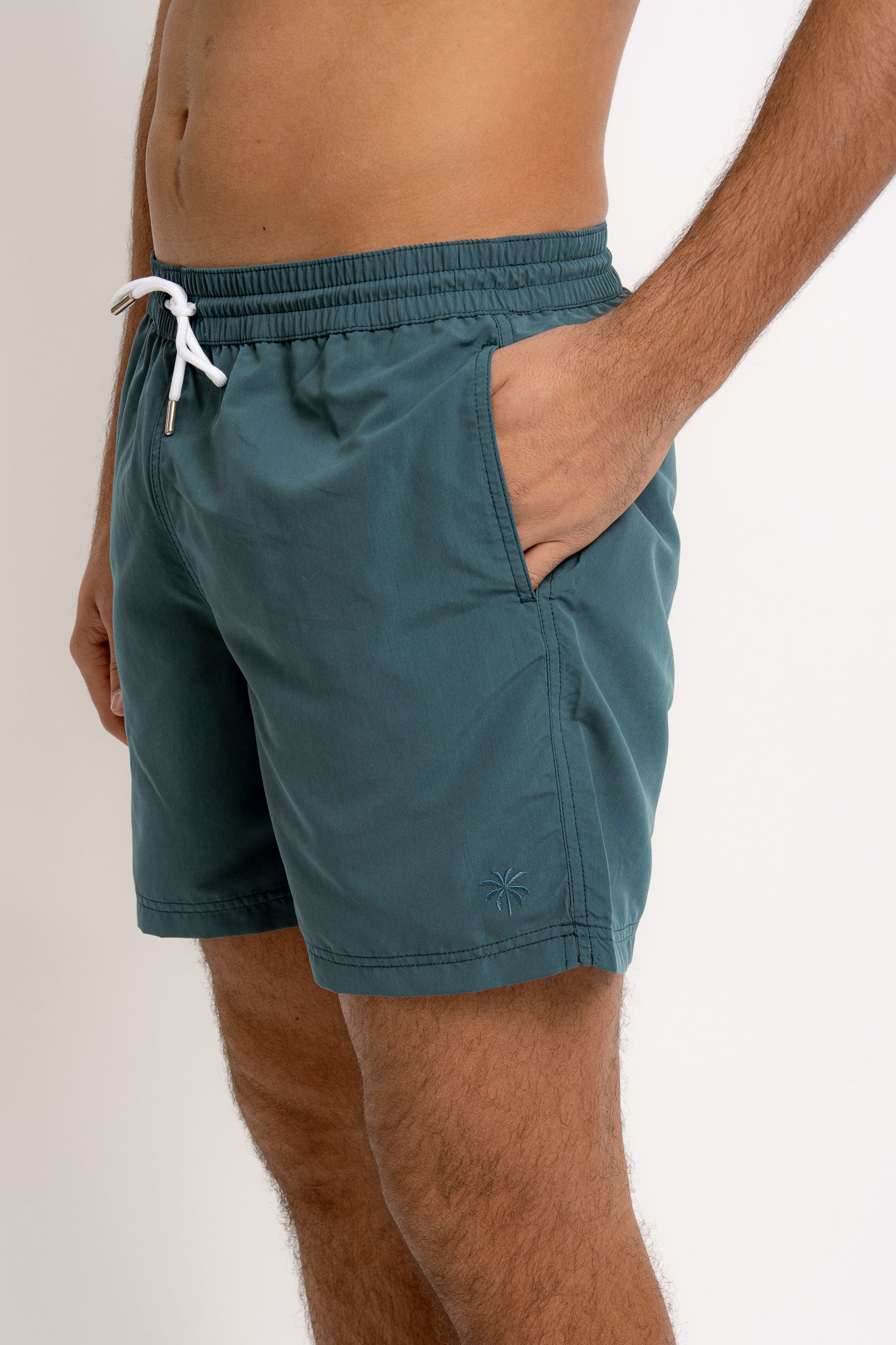 ANDREW Men's Swimwear Solid Colors - Swim Shorts - Jacques Zolty Saint Barths