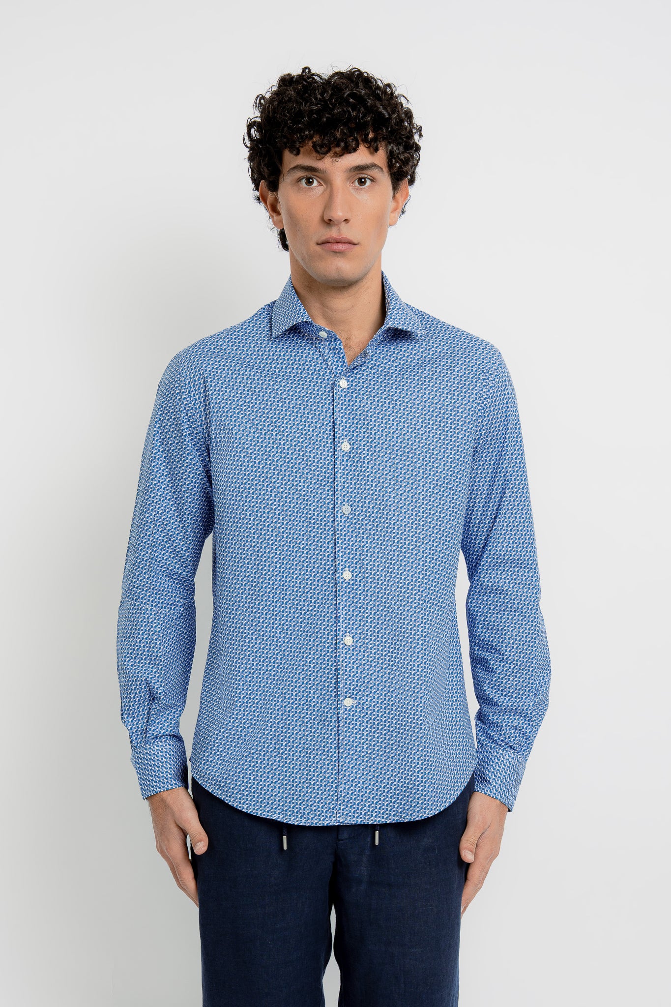 JACQUES Mens Cotton Shirt JZ Print Several Colors