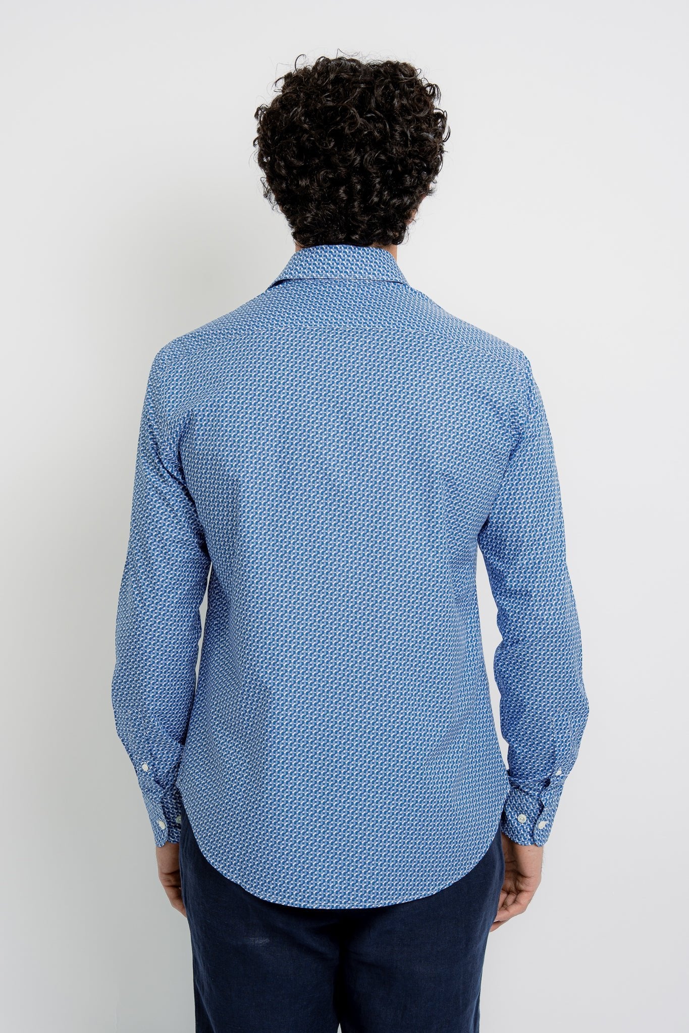 JACQUES Cotton Shirt JZ Print - Shirts - Jacques Zolty Saint Barths