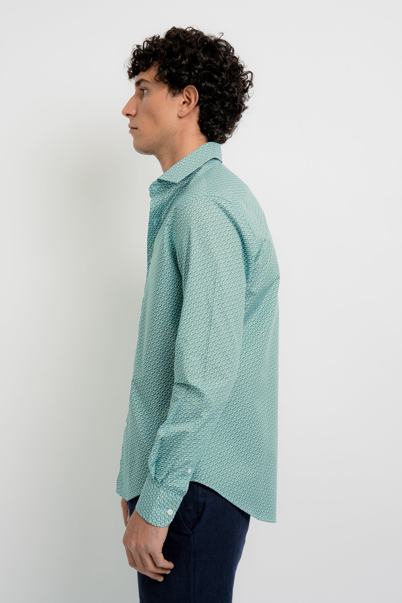 JACQUES Cotton Shirt JZ Print - Shirts - Jacques Zolty Saint Barths