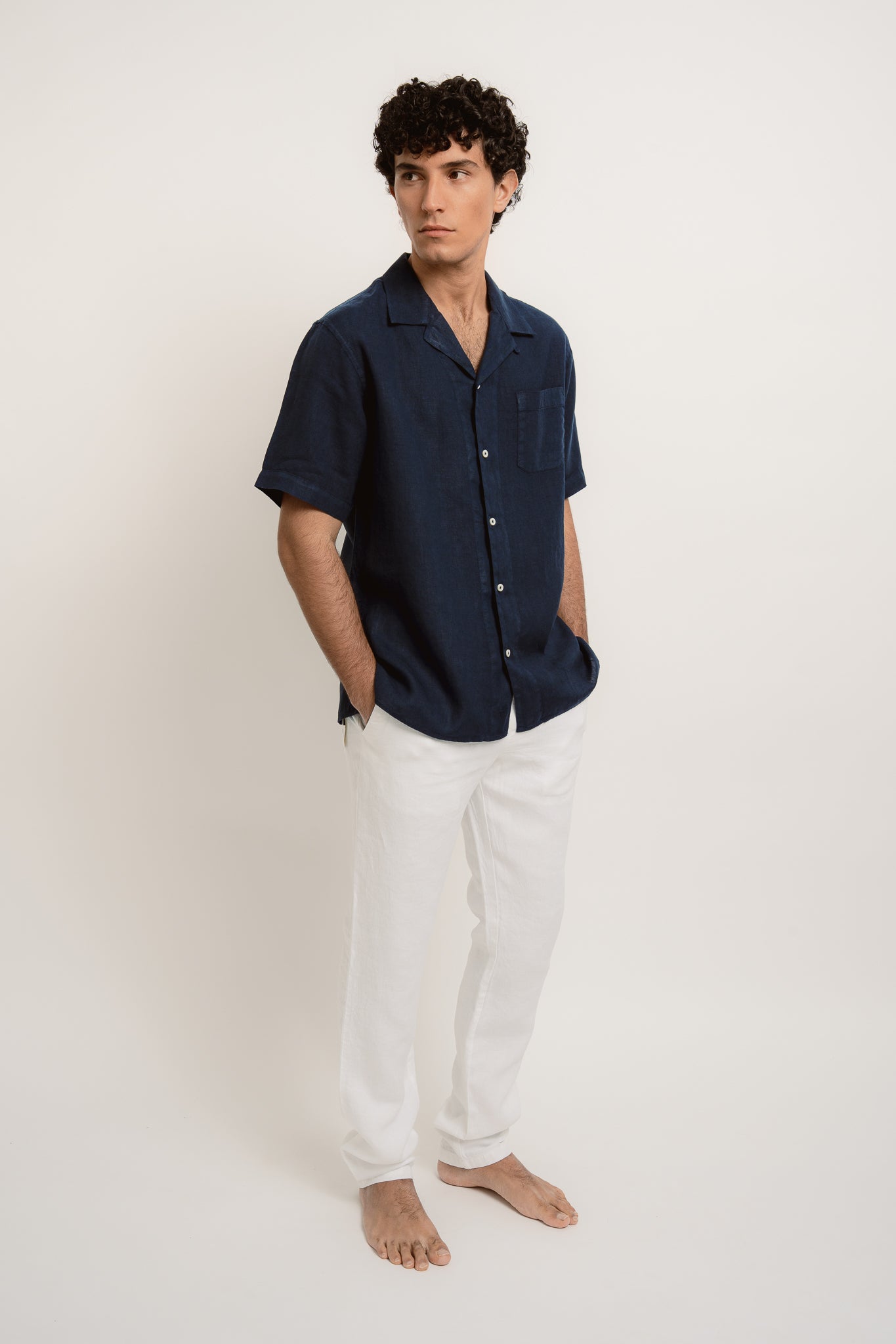 ARNAUD Linen Shirt - Shirts - Jacques Zolty Saint Barths