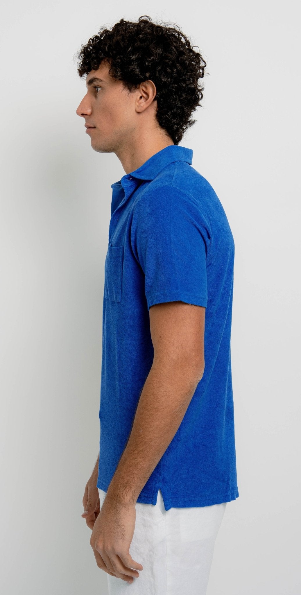 PIERRE Terry Cotton Polo - T-Shirts & Polos - Jacques Zolty Saint Barths