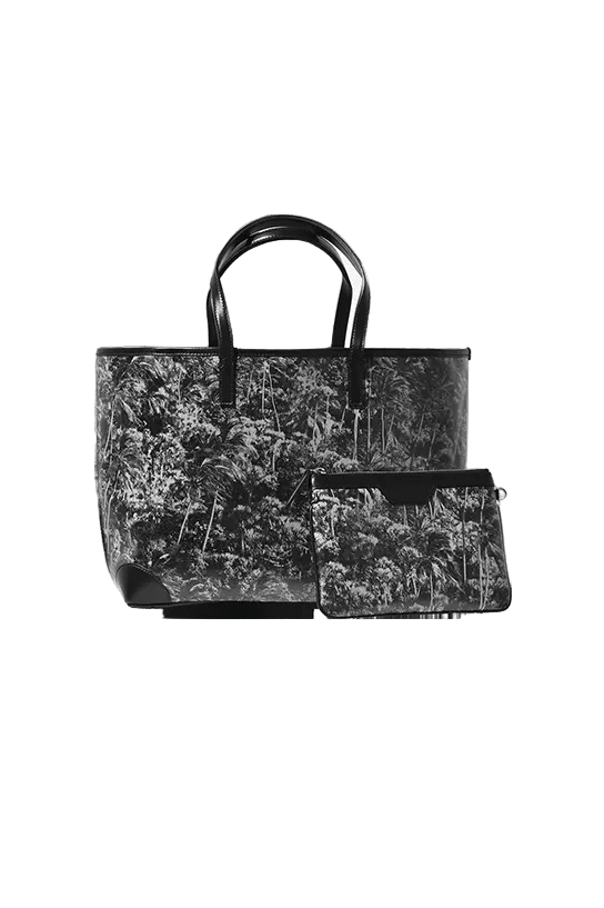 ANGELA Accessories Shopping Bag Leather Jungle Print Colors - Bags - Jacques Zolty Saint Barths
